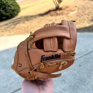 Kids tee-ball Tan Leather Baseball Glove